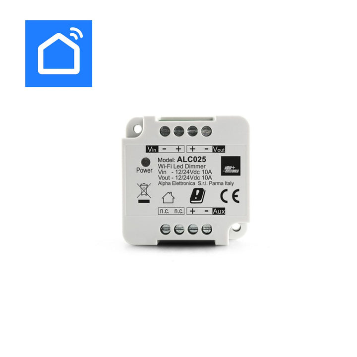 Dimmer Smart per Strisce LED Monocolore 12V 24Vdc 10A WIFI Alexa Compatibile Smart Life App