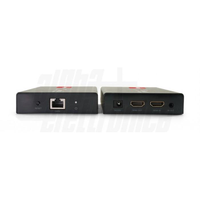 Extender hdmi 2.0 ethernet 4K 18Gbps HDR 70mt loop out 3D PoE cavo cat.6 con ripetitore telecomando - Oniroview