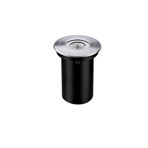 Faretto da Terra per Esterno Giardino Led Acciaio Inox 6.5W 24V DC IP67 Luce Calda 3000K