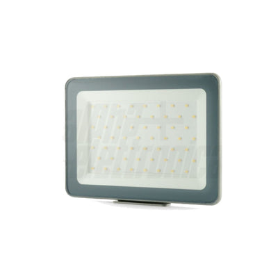 Faro Led Slim da Esterno da Parete IP65 Vetro Temprato 4000K, Grigio