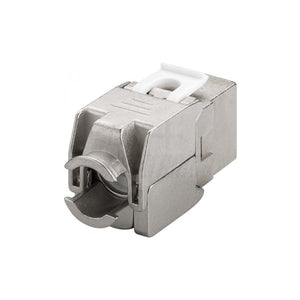 Keystone RJ45 Schermato Metallo Presa cat.6a FTP connessione senza utensile