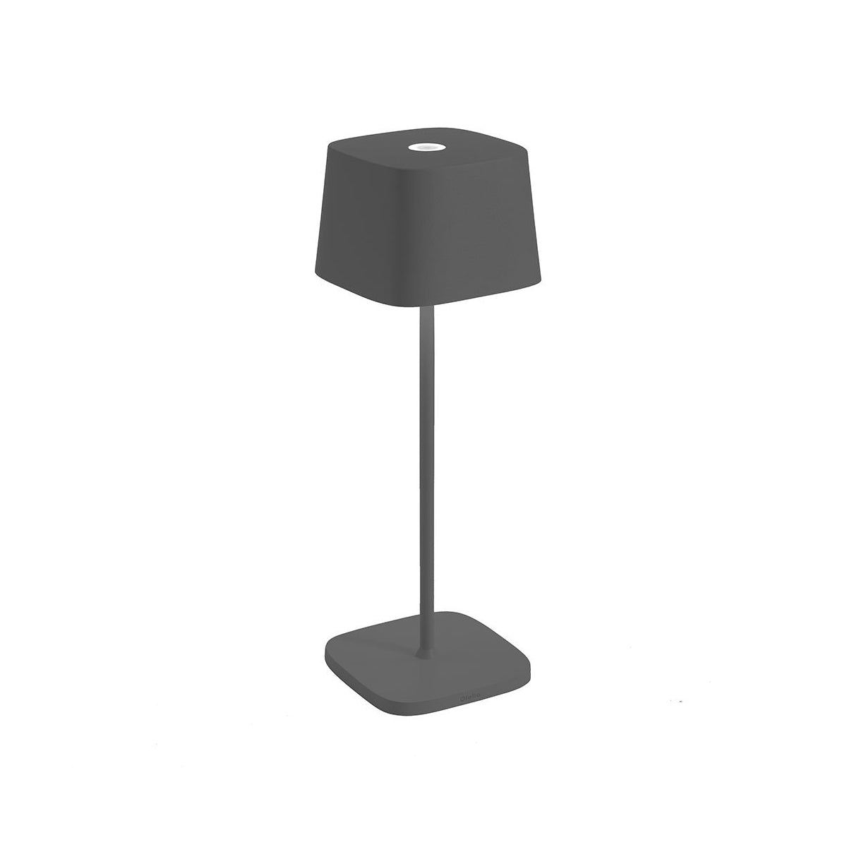 Lampada Led Ricaricabile da Tavolo Ofelia Grigio Scuro Touch Dimmerabile Esterno Interno IP54