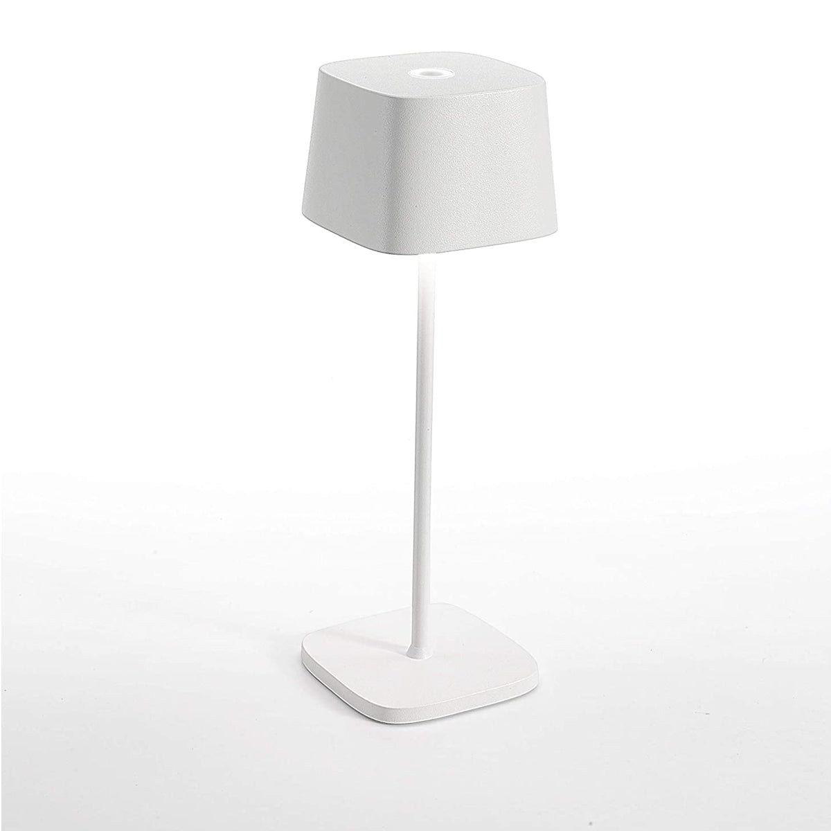 Lampada Led Ricaricabile da Tavolo Ofelia Bianca Touch Dimmerabile Esterno Interno IP54