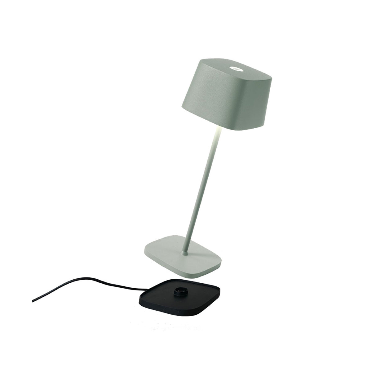 Lampada Led Ricaricabile da Tavolo Ofelia Salvia Touch Dimmerabile Esterno Interno IP54