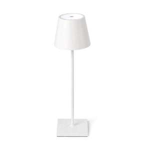 Lampada Led Ricaricabile da Tavolo Poldina Touch Dimmerabile Esterno Interno IP54