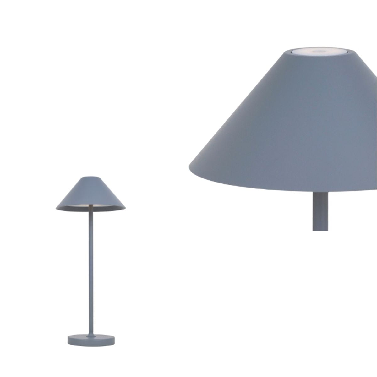 Lampada da Tavolo Design Ricaricabile Led Senza Fili 3W Liberty Touch Dimmerabile IP54