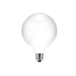 Lampada globo vetro bianco latte filamento led E27 12W 1521 lumen luce calda 2700K DIMMERABILE