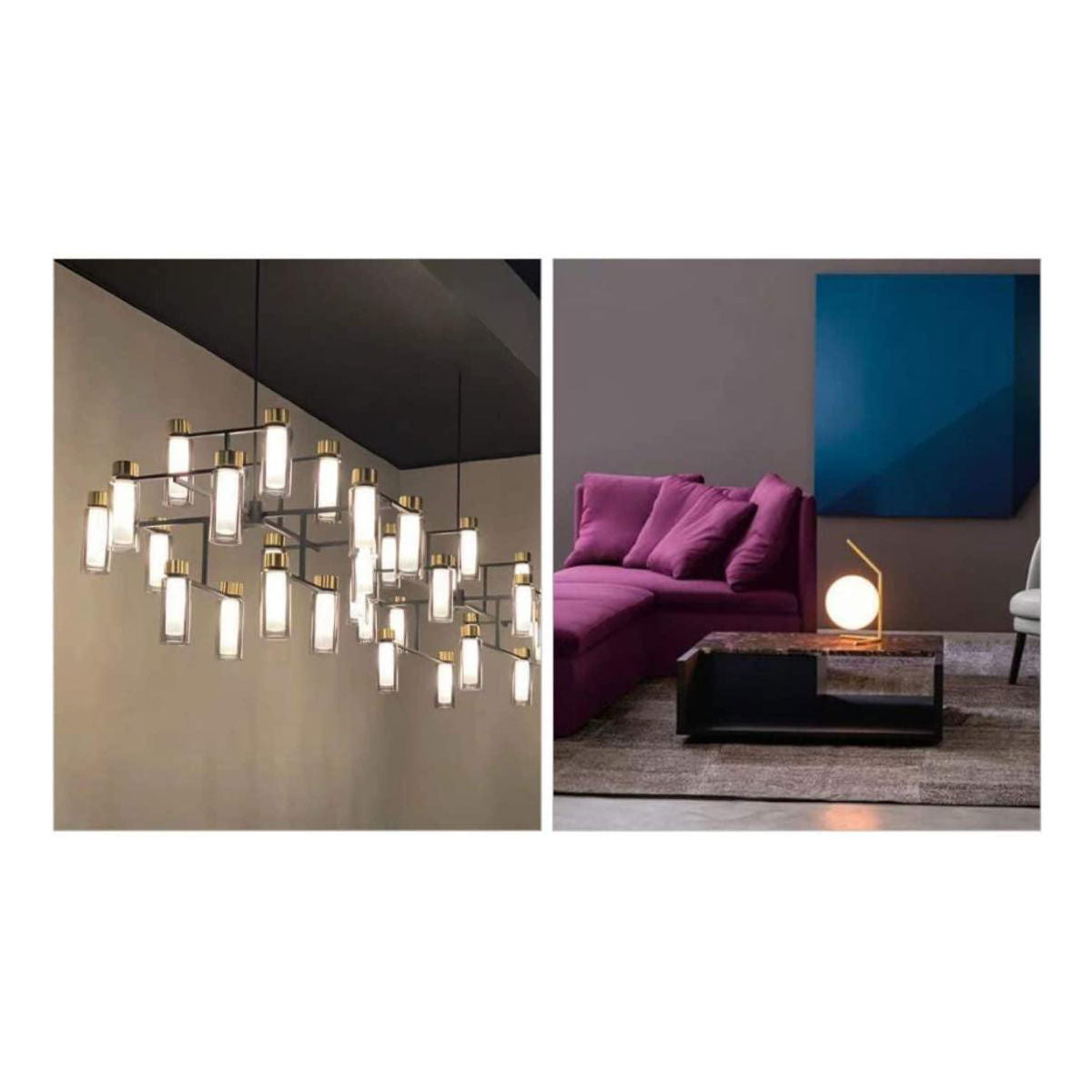 Lampada tubolare led E14 8W luce calda per Flos IC S1 Lights Ceiling Wall