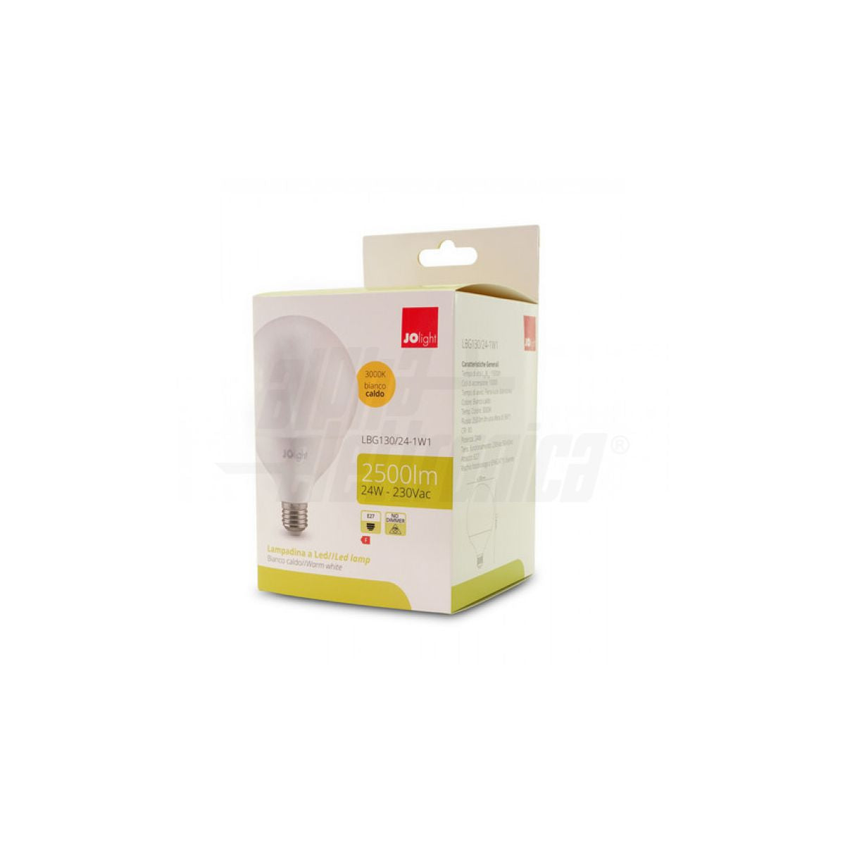 Lampadina LED Mini Globo E27 4W 400 Lumen - Vetro, Luce Calda 3000K, 360°, 230V, Stile Vintage