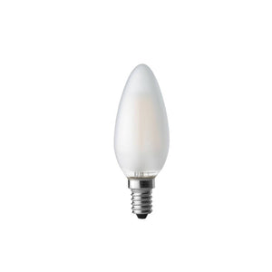 Lampadina Led a Filamento 7W E14 Oliva Smerigliata Luce Calda 3000K