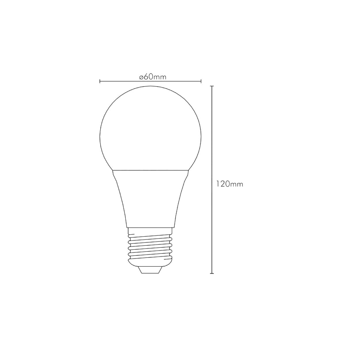 Lampadina Smart Alexa Compatibili E27 10W LED Dimmerabile Wi-Fi Bianco caldo