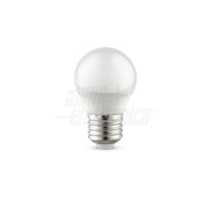 Lampadina led E27 luce naturale 6W forma sfera 4000K 