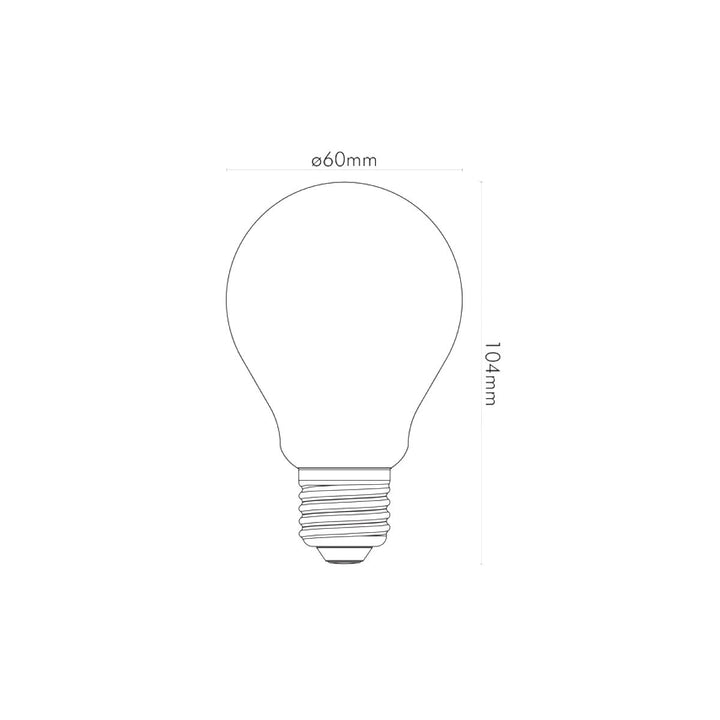 Lampadine Smart Alexa Compatibili Wi-Fi E27 7W 806 Lumen Filamento LED Dimmerabile Bianco caldo