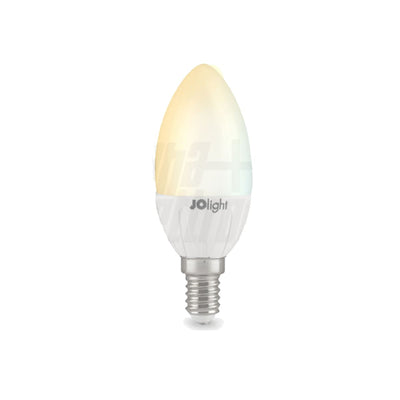 Lampadine Smart Alexa E14 Oliva Compatibili Wi-Fi 5W LED Dimmerabile CCT Bianco dinamico