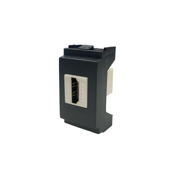 HDMI socket Vimar Compatible Idea Series 16334 HDMI socket 1 module Black color