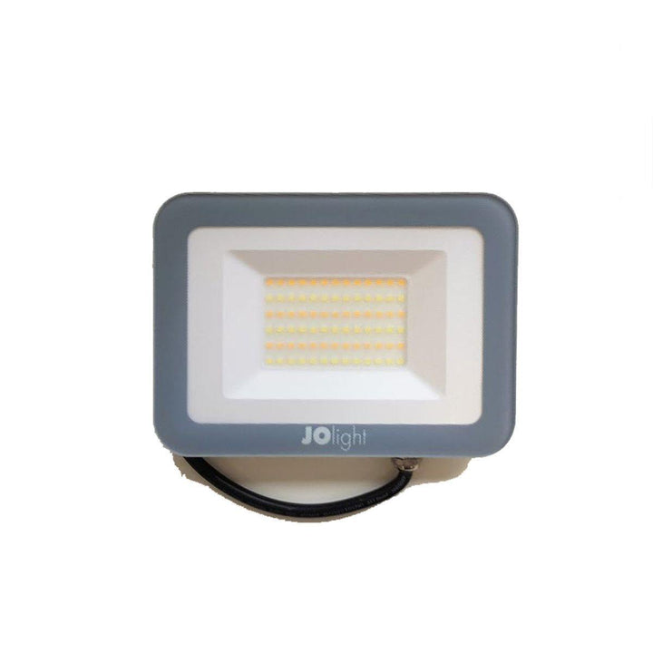 Proiettore triwhite Led 50W CCT luce calda - naturale - fredda 4100 lumen ultra slim corpo colore grigio 3white - Oniroview
