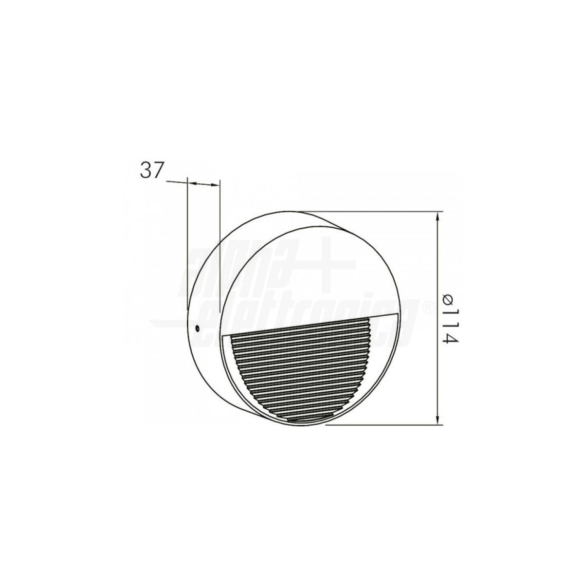 Astro Minima Slimline Round Fixed Fire-Rated IP65 Bathroom Downlight - IP65 Rated - (Matt Black), GU10 LED Lamp, Designed in Britain - 1249035-3 Years Guarantee