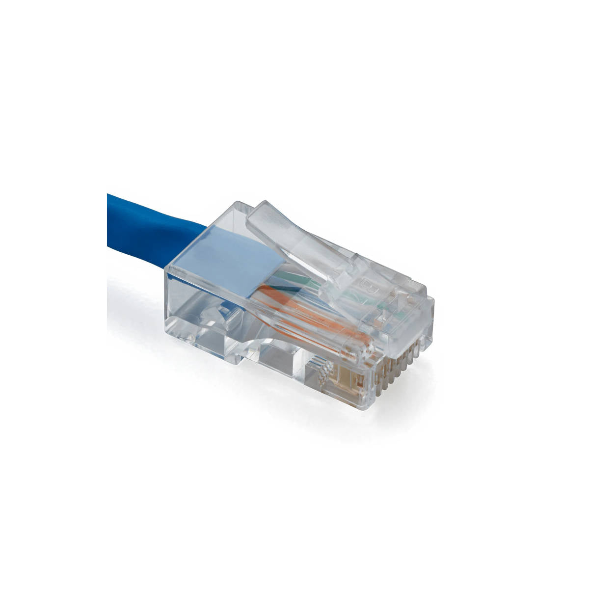 Plug RJ45 Spina Modulare 8 Poli Cavi Rigidi e Trefoli CAT.5e Barattolo da 25 pezzi