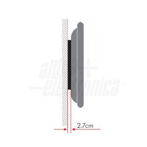 Supporto TV parete 37 - 70 pollici fisso acciaio vesa 600x400