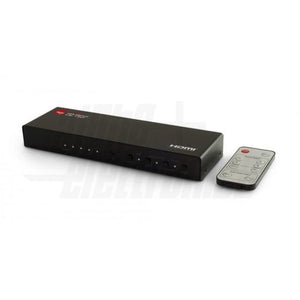 Switch video hdmi automatico 4K 4 porte ingresso - 1 uscita audio digitale/analogico e telecomando