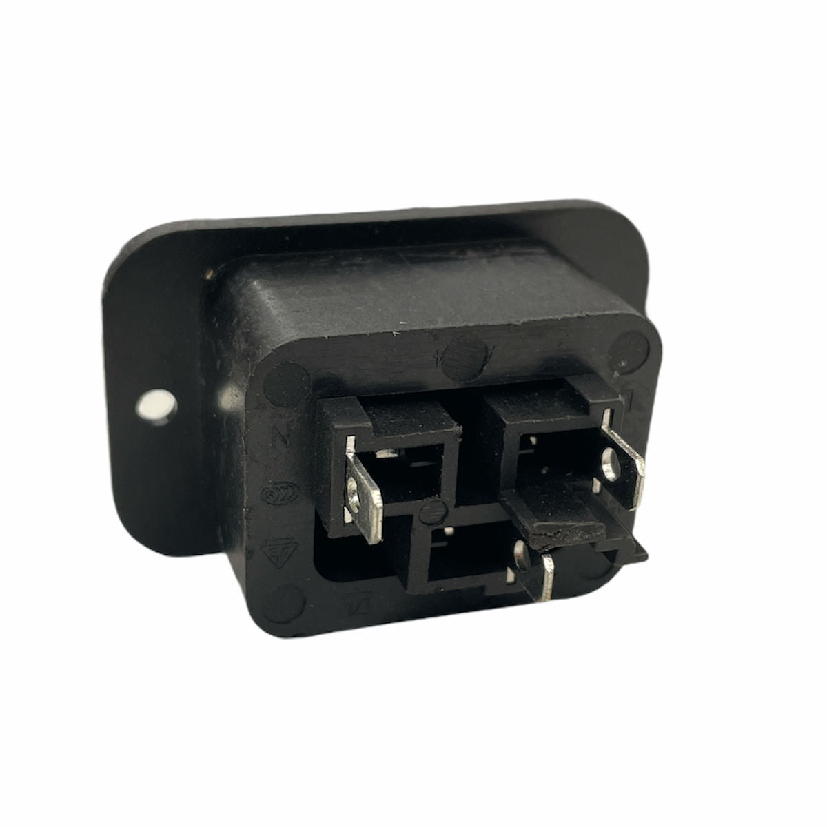 Presa da Pannello Alimentazione IEC 320 C19 Femmina Montaggio su Muro 16A 250V, colore nero