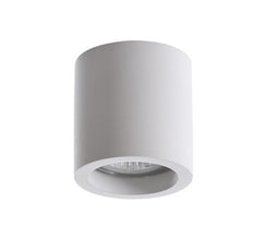 Supporto in gesso da soffitto per lampade LED GU10 - ø70x70mm