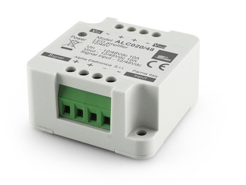 Amplificatore per strisce led monocolore 24/48Vdc - 10A